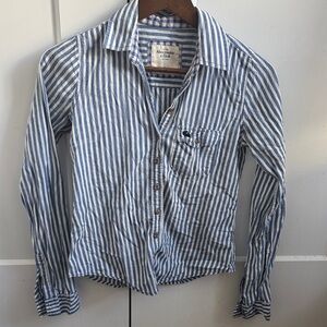 Abercrombie & Fitch pinstripe button down